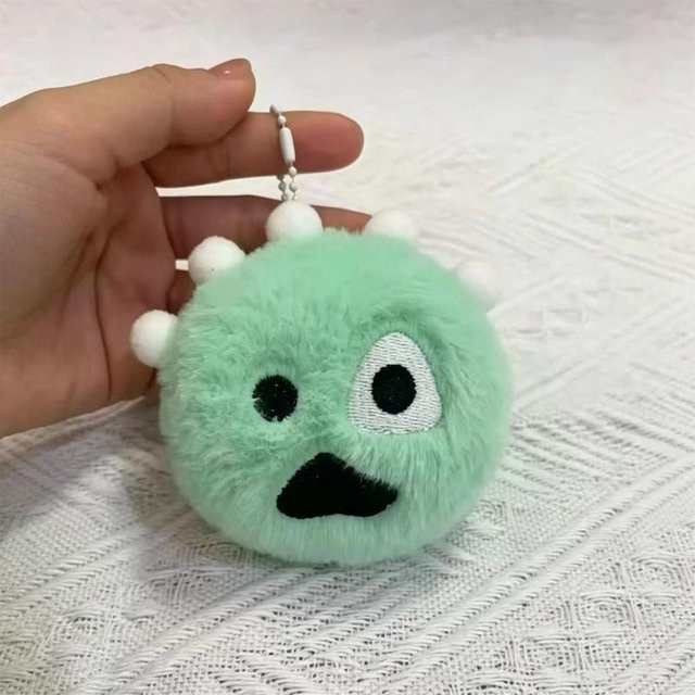 Schlüsselanhänger Cortisball Flauschiges Monster Plüsch, Unisex - Bild 1