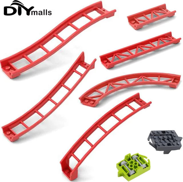 LEGO Achterbahnschienen, Zubehör, 10-teiliges Set - Bild 1