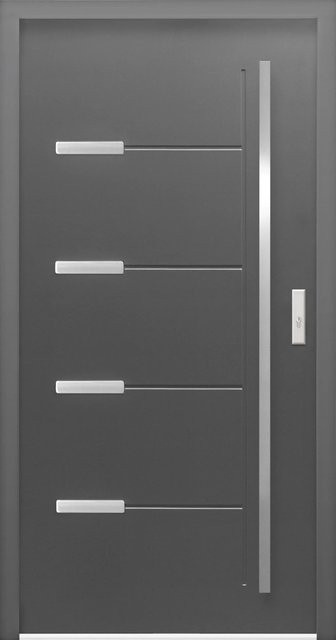 Haustür Thermospace Oslo Prime in Anthrazit mit Anschlag Rechts, B: 110 cm, H: 210 cm - Bild 1
