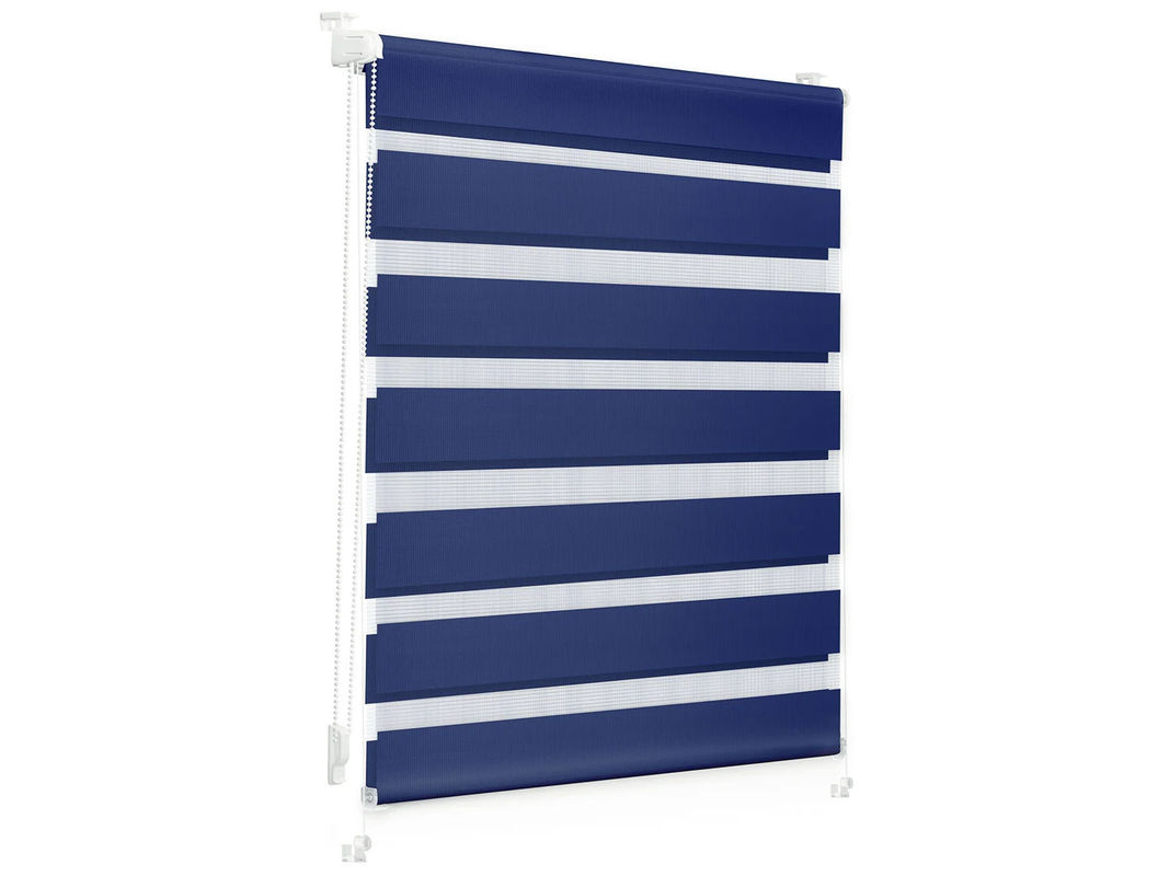 Lichtblick Duo-Rollo Klemmfix Day & Night, blickdicht, Blau, B: 80 cm, H: 200 cm - Bild 3