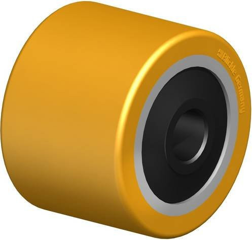 Blickle Hubwagenrolle HTHW 82X60/20-64K in Gelb-Braun mit 82mm Durchmesser und 550kg Tragfähigkeit - Bild 1
