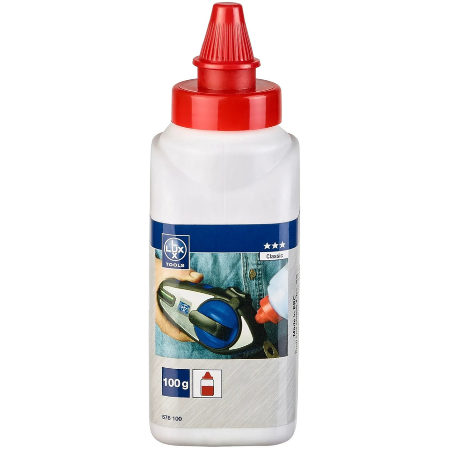LUX-TOOLS Kreidepulver Classic in Rot, 100 g - Bild 2