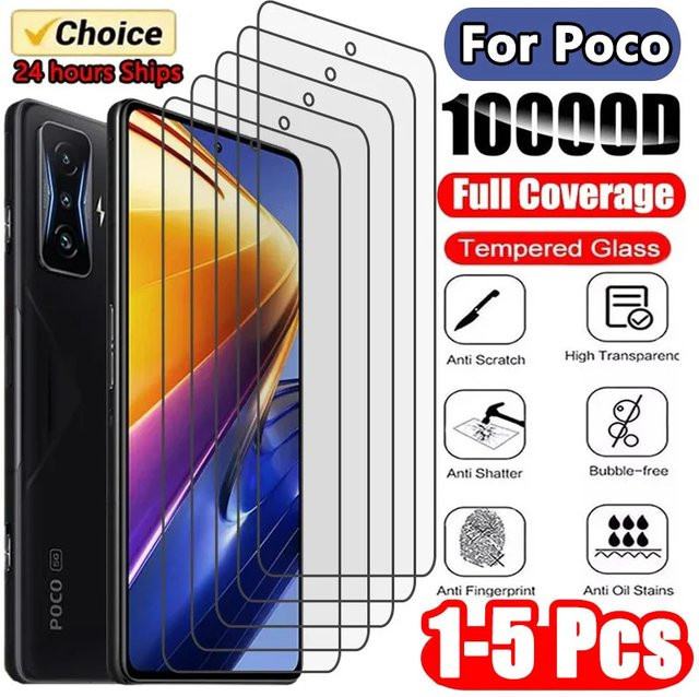 Xiaomi Schutzglas für Poco X3 Pro X3 NFC M5S M5 F3 F4 GT F2 Pro M3 M4 X4 Pro 5G Displayschutzfolie transparent - Bild 1