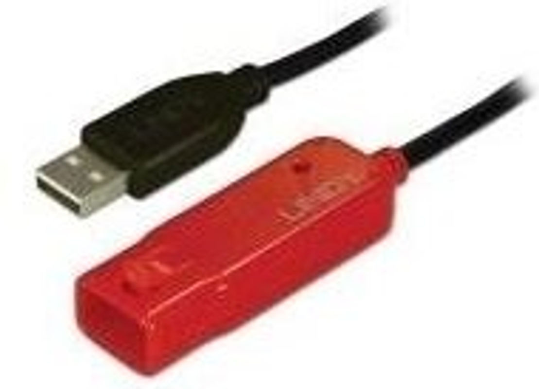 Lindy USB 2.0 Aktivverlängerungskabel Pro USB-A auf USB-A Schwarz 8,0 m - Bild 2