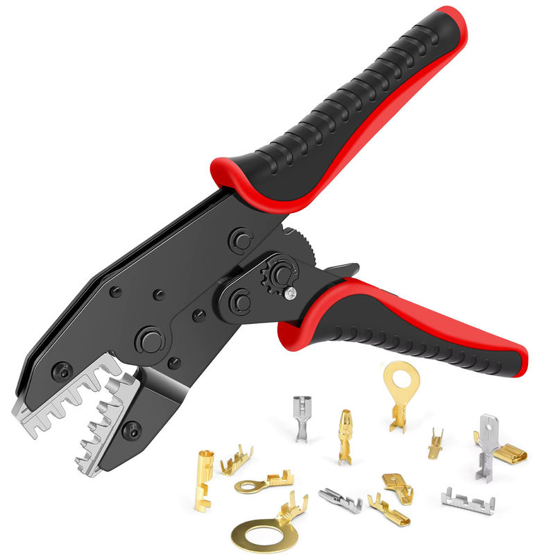 CLAMPLUS HS-2560 Crimpzange für XH2.54 SM2.54 Dupont und diverse Terminals 0,25-6mm2 23-10AWG Handcrimpwerkzeug - Bild 6