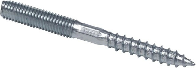 Inefa Schraubstift Rohrschelle DN 50/75 aus verzinktem Stahl in Silber, Maße: 25 x 200 mm - Bild 1