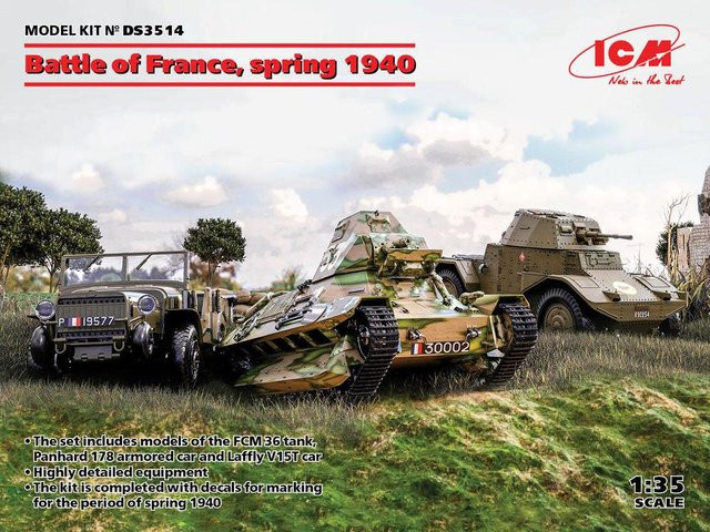 ICM Battle of France - Spring 1940, Fahrzeuge - Bild 1