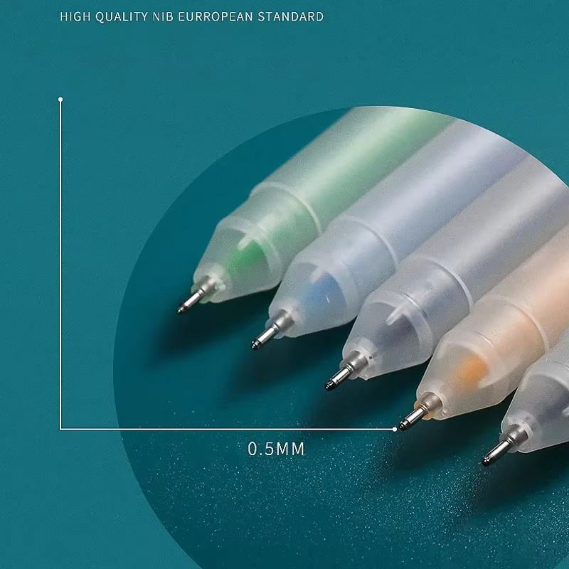 Mehrfarbiger Kugelschreiber mit 12 Farben und 0,5 mm Stiftspitze für Studenten und zum Zeichnen - Bild 4