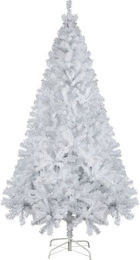 Salcar Künstlicher Weihnachtsbaum mit Metallständer in Weiß, Höhe: 210 cm - Bild 1