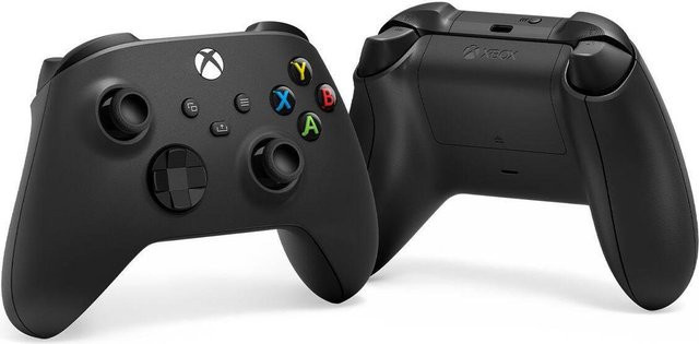Microsoft Xbox Wireless Controller Game Pad Schwarz mit Bluetooth für Xbox Series X, Xbox One und PC - Bild 1