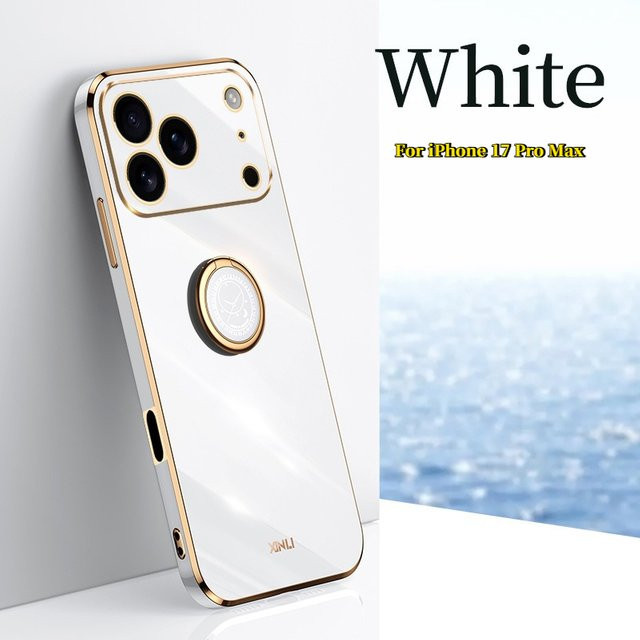 Stoßfeste Galvanik Schutzhülle mit Kamera-Objektivschutz für iPhone 17 Pro Max, 17 Pro und 17 Air - Bild 1