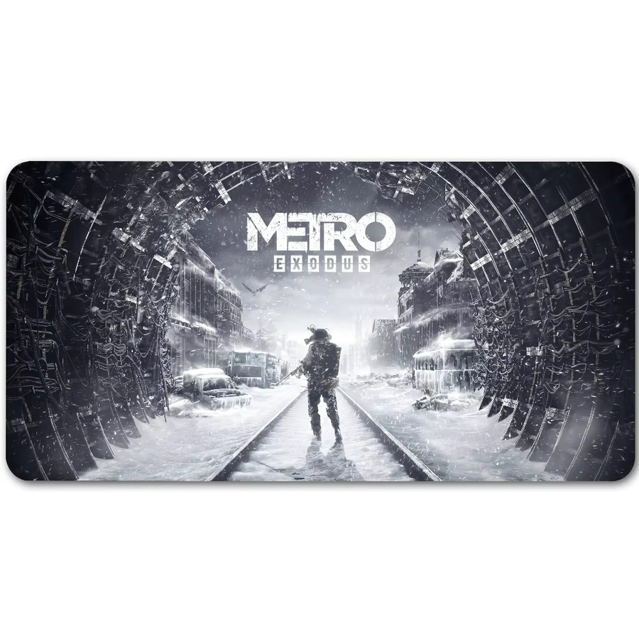Game M-Metro Exodus Mauspad in Multicolour, rutschfeste Gamer-Schreibtischunterlage für Laptop und Büro - Bild 7