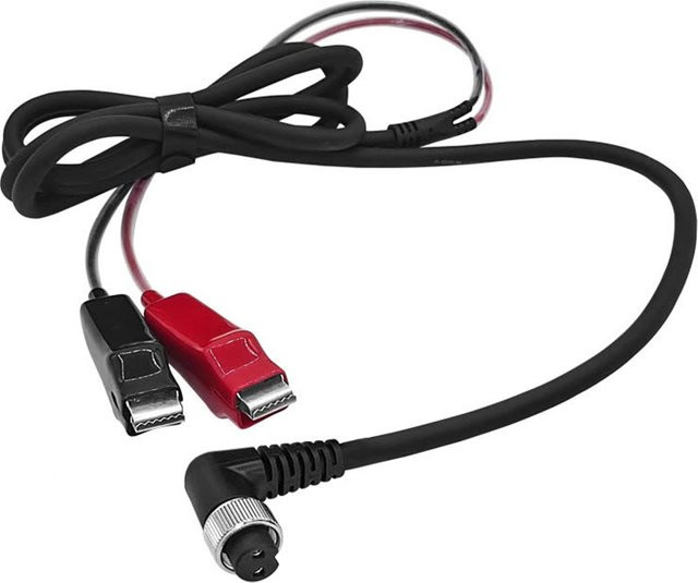 TOOPRE Stromkabel für elektrische Spule mit 90 Grad Ellenbogen, 1,5 mm2 Querschnitt, 7,5 mm Außendurchmesser, Schwarz, für Salzwasserangeln - Bild 1