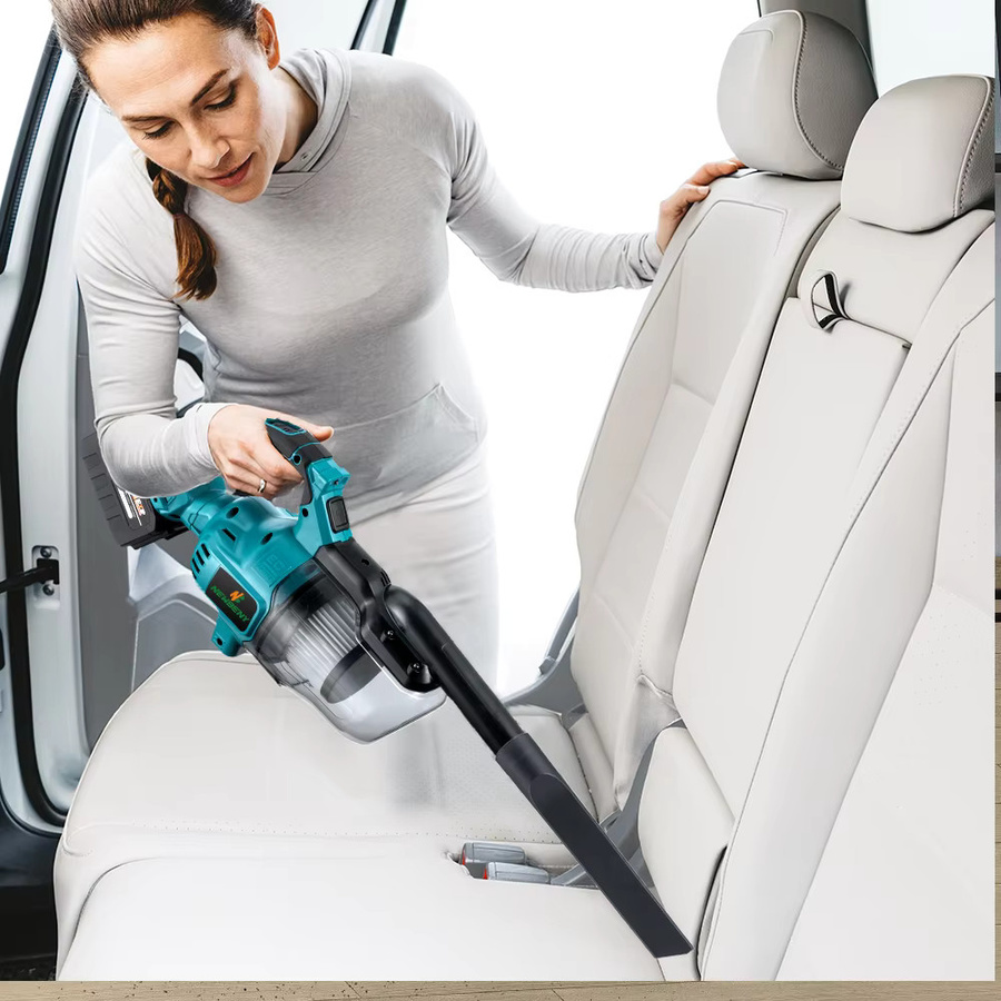 NEWBENY 1000 W Akku-Elektro-Staubsauger für Hartböden, wiederaufladbar und beutellos, kompatibel mit Makita 18–21 V Akku-Pins - Bild 4