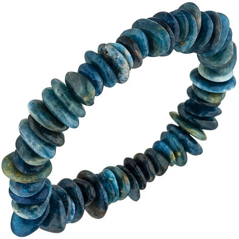 Colfem Armband Apatit, Edelstahl, 19 cm, Unisex - Bild 1