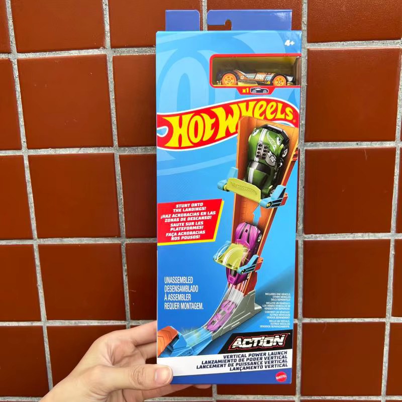 Hot Wheels Diecast-Autorennbahn-Set, mit Launcher, ab 4 Jahren - Bild 2