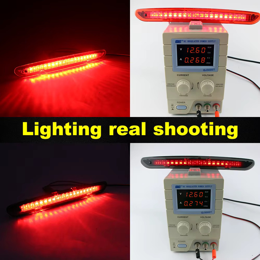 APMATAUTO LED High Level Drittes Bremslicht für Fiat Grande Punto Evo Abarth, Farbe: Rot/Geräuchert, OEM # 2122000407, 51974522 - Bild 3