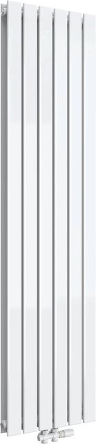 Emke Badheizkörper Vertikal Doppellagig Paneelheizkörper Weiß B: 46 cm, H: 180 cm, 1670W - Bild 1
