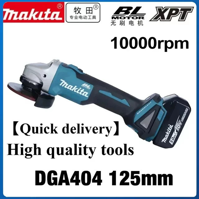 Makita Winkelschleifer DGA404 Akku-Schleifmaschine mit bürstenlosem Motor und 100 mm Scheibendurchmesser - Bild 1