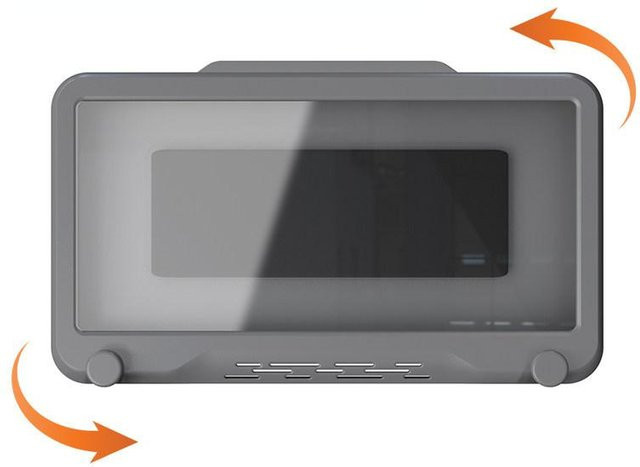 TianJinGeErLiShangMaoYouXianGongSi Wandmontierte wasserdichte Handyhalterung mit Touchscreen für das Badezimmer, Grau, B/H/T: 22,8 x 18,5 x 22,8 cm - Bild 1