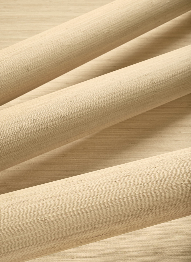 Thibaut Tapete Montgomery Weave in Beige, minimalistisches Textil-Design aus Vlies - Bild 2