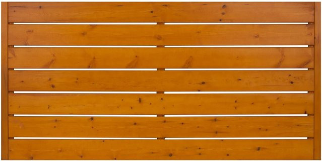 Sichtschutzzaunelement Faro Pinie von Andrewex aus Kiefernholz, lackiert, braun, B/H: 90 x 180 cm - Bild 1
