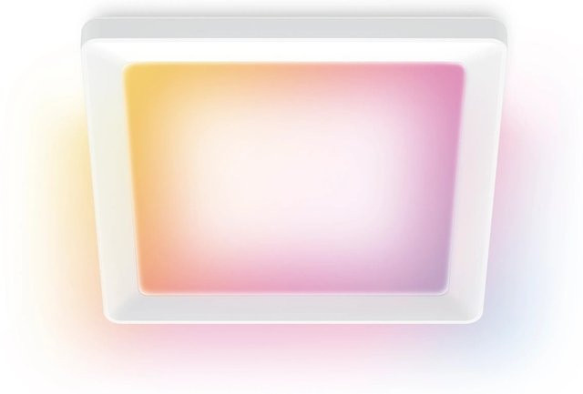 WiZ Smart LED Deckenpanel quadratisch Weiß B/T/H: 29,5 x 29,5 x 3,7 cm - Bild 1