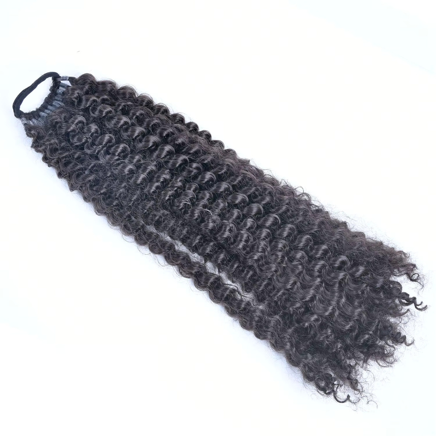 Jeedou Pferdeschwanz-Verlängerung, lockiges Haar, Damen - Bild 4