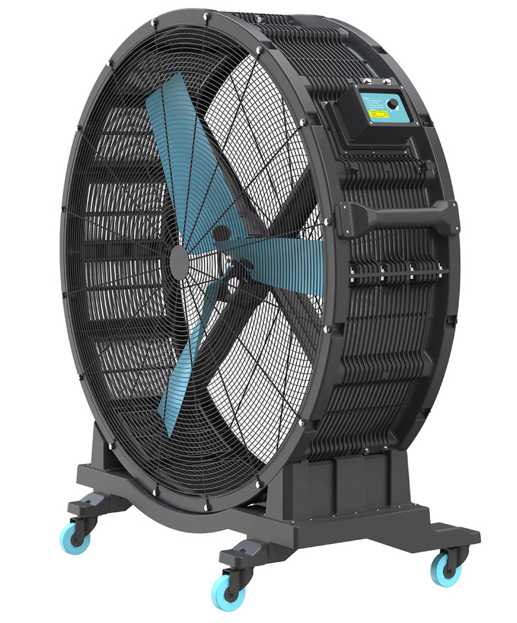 YTYIN Beweglicher Werkstatt-Standventilator mit 3 Flügeln - Bild 2