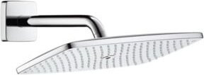 Hansgrohe Raindance E 360 Kopfbrause mit Brausearm, Silber/Chrom, Rechteckig, Durchmesser: 360 mm, Wandmontage - Bild 1