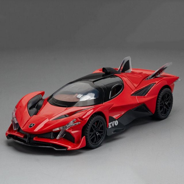 Linyi toy car Apollo Ie Evo Rennwagen Modell, 1:32, Metall, Musik und Licht, Pull-Back, ab 14 Jahren - Bild 1