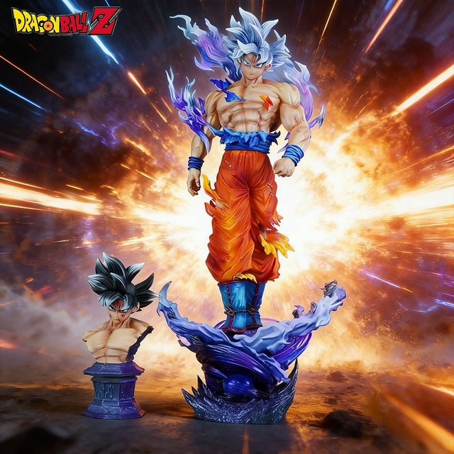 Bandai Dragon Ball Ultra Instinct Goku Actionfigur, PVC-Statue, 42cm - Bild 1