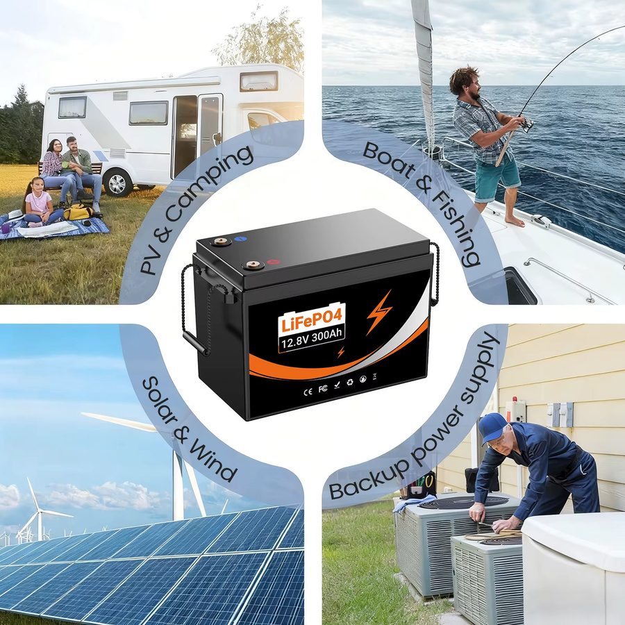 EFFIVOLT LiFePO4 Lithium-Eisen-Akku mit BMS für Heimenergiespeicher, Dreirad, Go-Kart oder Notstromversorgung, 12V 100Ah / 24V 100Ah / 48V 50Ah - Bild 5