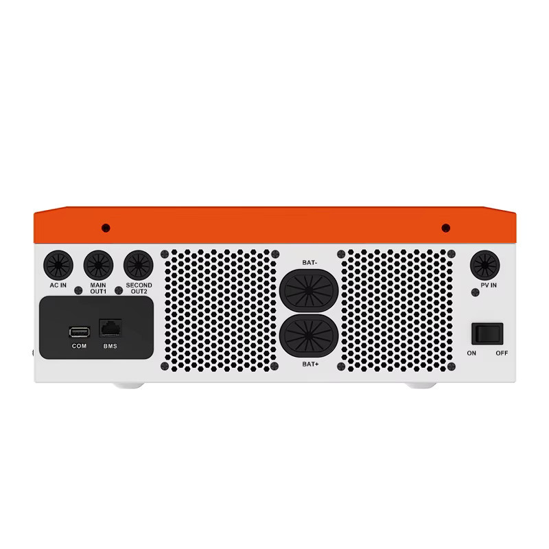 POWLAND Hybrid-Solarwechselrichter 6,5KW 48V 230V mit MPPT 120A, Reine Sinuswelle, WIFI und BMS, Farbe: Weiß - Bild 5
