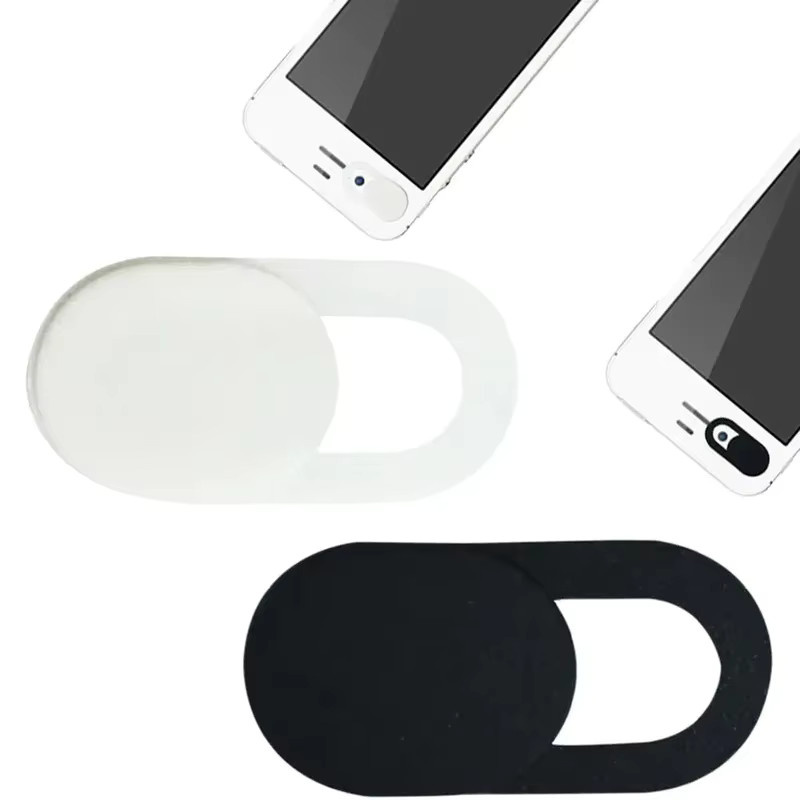 Universal Webcam Abdeckung Magnetischer Kamera Shutter Slider aus Kunststoff für Laptop PC Macbook und Tablet in Schwarz - Bild 4