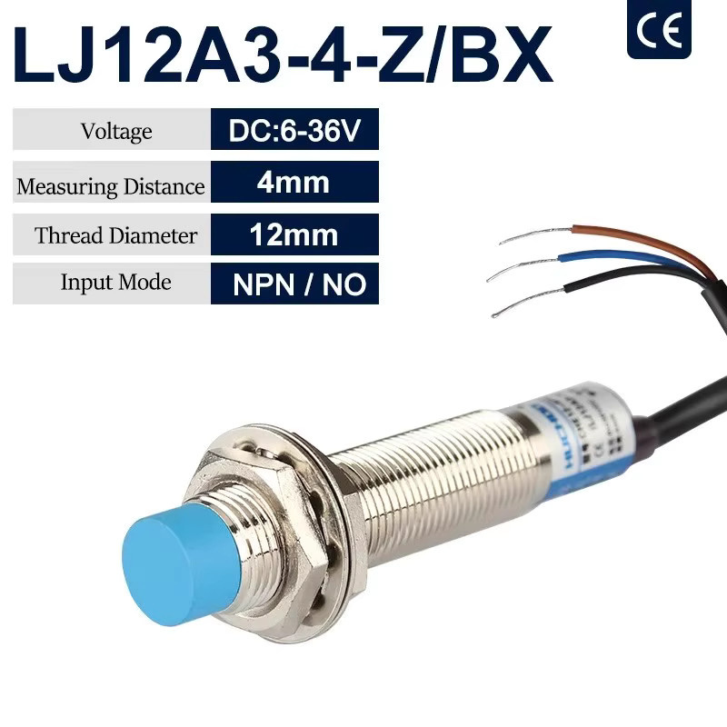 Si Tai&SH LJ12A3-4-Z induktiver Näherungssensor NPN DC 6-36V Erkennungsschalter in Silber für Arduino - Bild 2