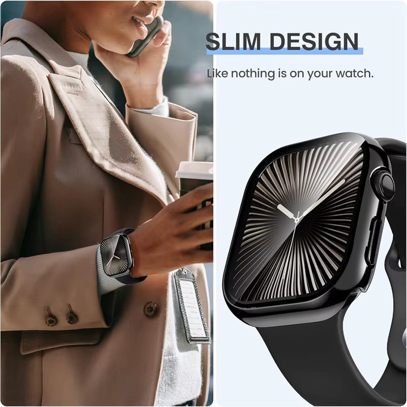 Displayschutzfolie für Apple Watch, Gehärtetes Glas, Unisex - Bild 2