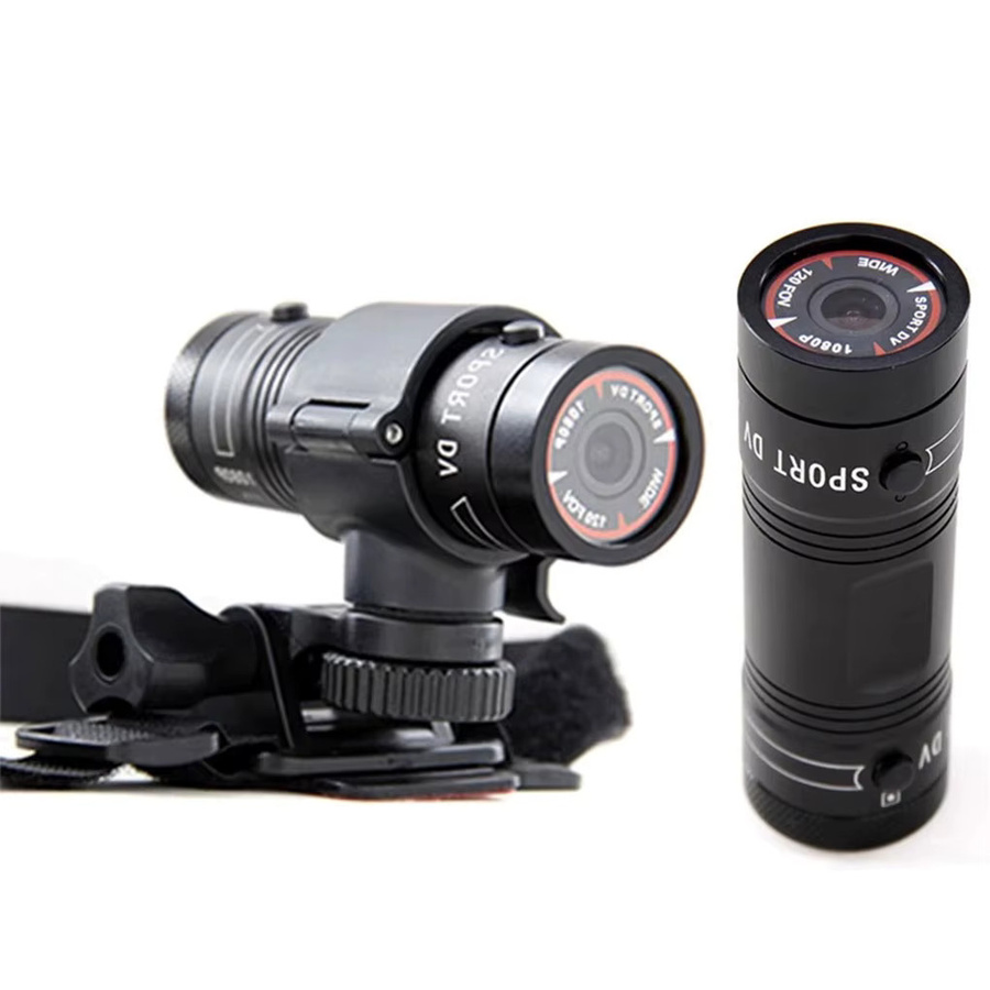 Elenxs F9 Action Kamera HD 1080P in Schwarz für Fahrrad, Motorrad und Helm - Bild 4