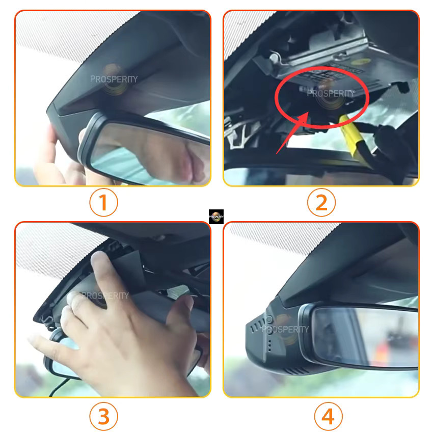 CARBAOHUI 4K Dash Cam für Cupra Formentor 2021-2025 mit WIFI, Vorne und Hinten, Schwarz - Bild 2