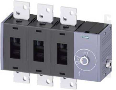 Siemens Lasttrennschalter 3polig 1250A 8 Schließer 8 Öffner 690 V/AC grau 690 V/AC 3KD52340RE400 - Bild 1