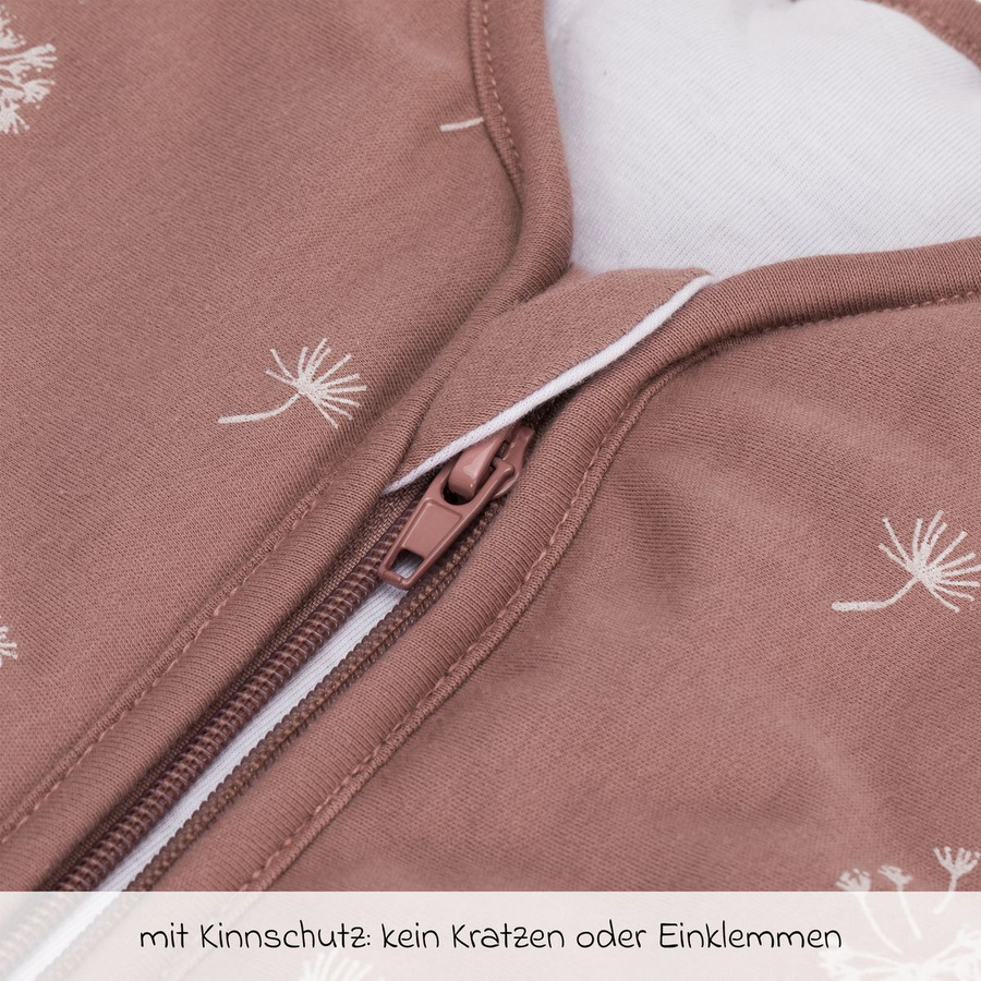 Fillikid Sommerschlafsack mit Beinen TOG 0,5 Pusteblume Rosa Größe 92 - Bild 2