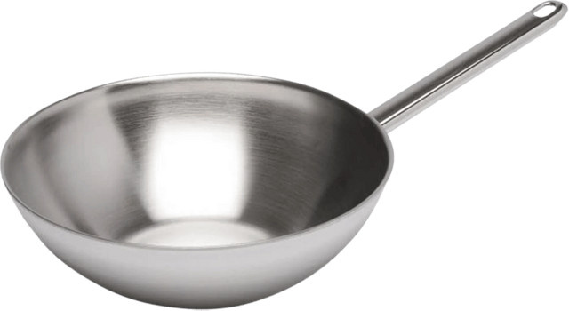Demeyere Apollo Wok aus Edelstahl, Silber, Durchmesser: 26 cm - Bild 1