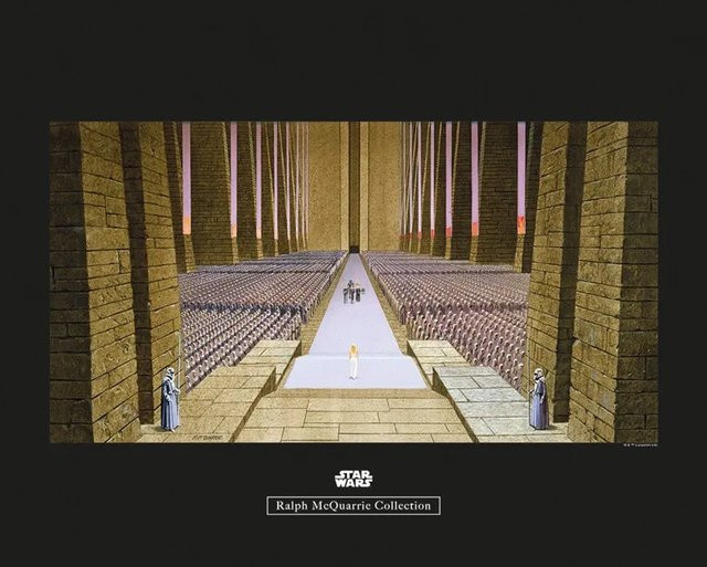 Komar Wandbild Star Wars Ceremony Paper Poster Multicolor B: 50 cm, H: 40 cm - Bild 1