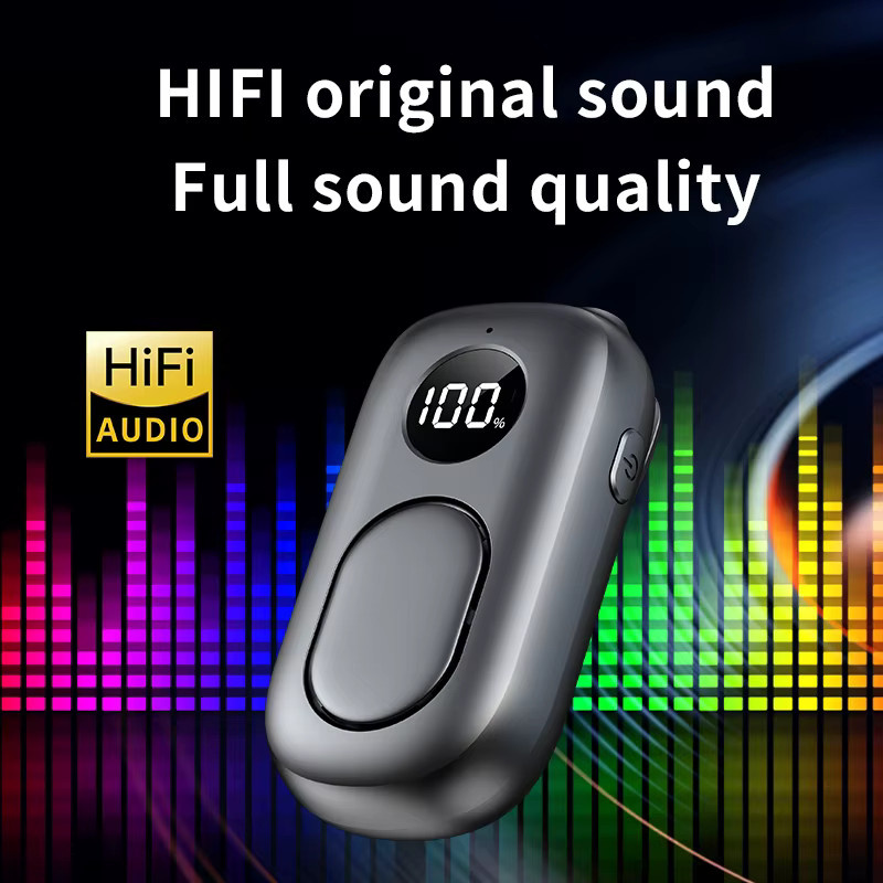 KEBIDUMEI Bluetooth 6.0 Audio-Empfänger mit 3,5-mm-Klinkenanschluss und Mikrofonunterstützung in Schwarz - Bild 5