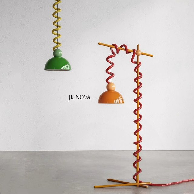 Moderne dekorative Stehlampe aus Metall von JIANKEXING in Multicolour für Wohnzimmer und Kinderzimmer - Bild 1
