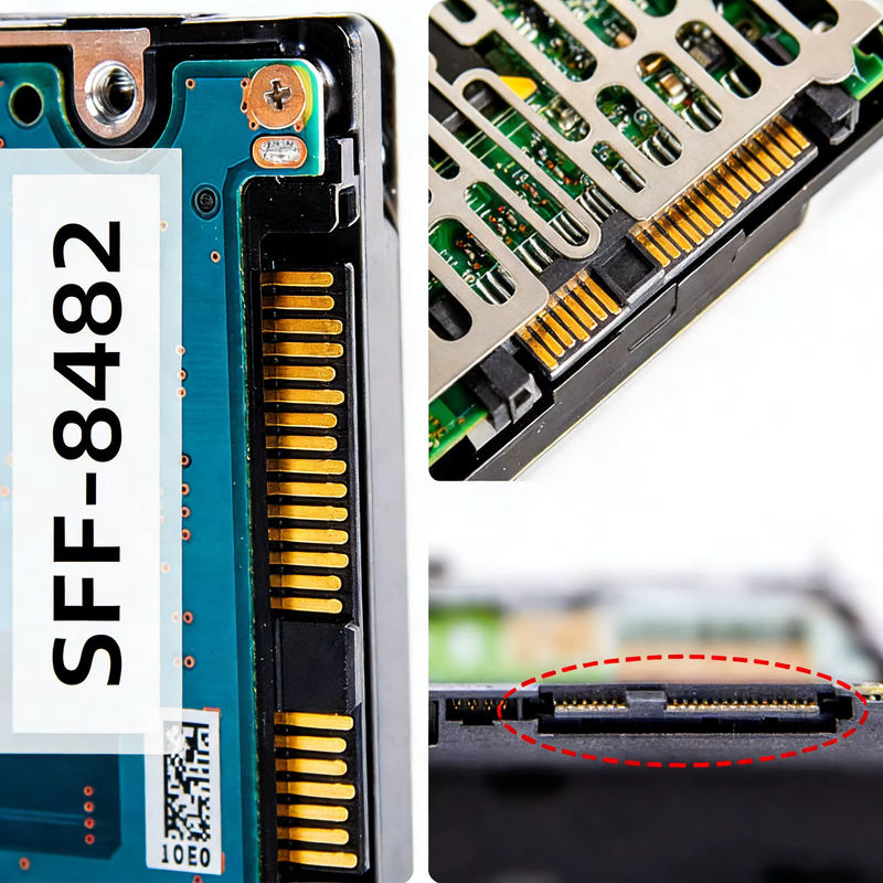 T.F.SKYWINDINTL USB-zu-SAS-Festplatten-Adapterkarte 6 Gbps 29-Pin RAID-Controller für 2,5 und 3,5 Zoll HDD und SSD, Schwarz - Bild 4