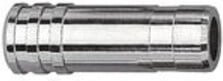 Riegler Verschlussstecker click-clock Stecknippel 12 mm aus Messing vernickelt in Silber - Bild 1