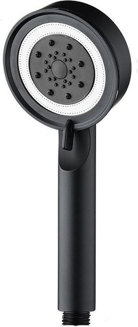 Yiran toy 1 Handheld Duschkopf mit 5 Modi, Hochdruck und Massagefunktion, Wassersparend, Matt Schwarz und Grau - Bild 1
