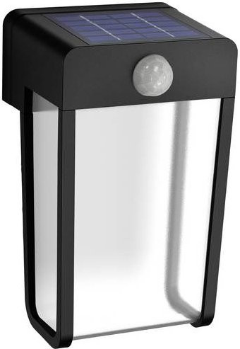 Philips Shroud Solar LED Außenwandleuchte Schwarz mit Bewegungsmelder und Dämmerungssensor, Warmweiß, 2,3 W - Bild 2