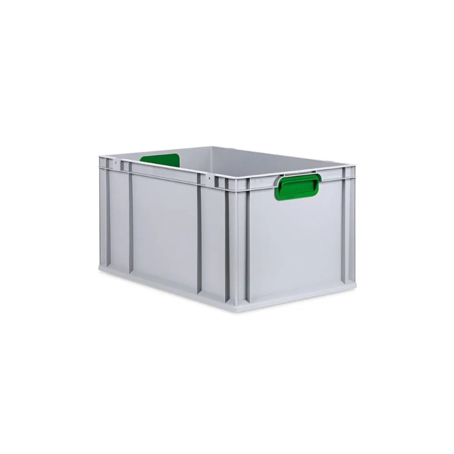 PROREGAL Eurobox Nextgen Color Transportbox mit verstärktem Boden und Griffen, Grün, H x B x T: 32 x 40 x 60 cm, 65 Liter - Bild 2